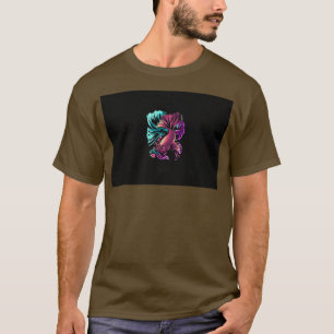 Camiseta Peixes de combate siameses
