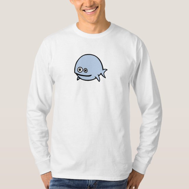 Camiseta Peixes de FreeDos - azul (Frente)