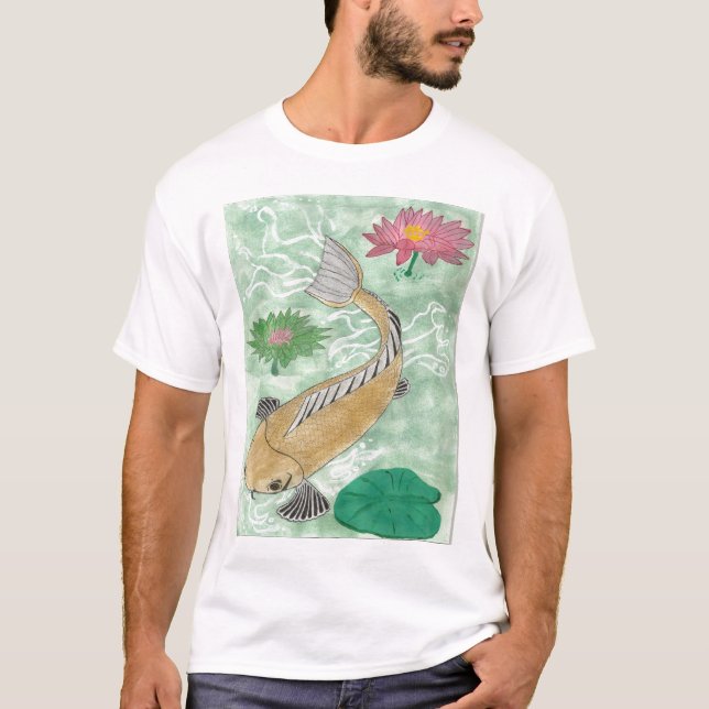 Camiseta Peixes de Koi (Frente)