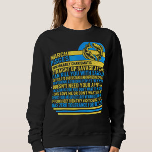 Camiseta Peixes de março Fatos Símbolo Zodíaco Astrologia d