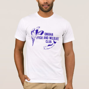 Camiseta Peixes de Omaha do vintage e clube dos animais