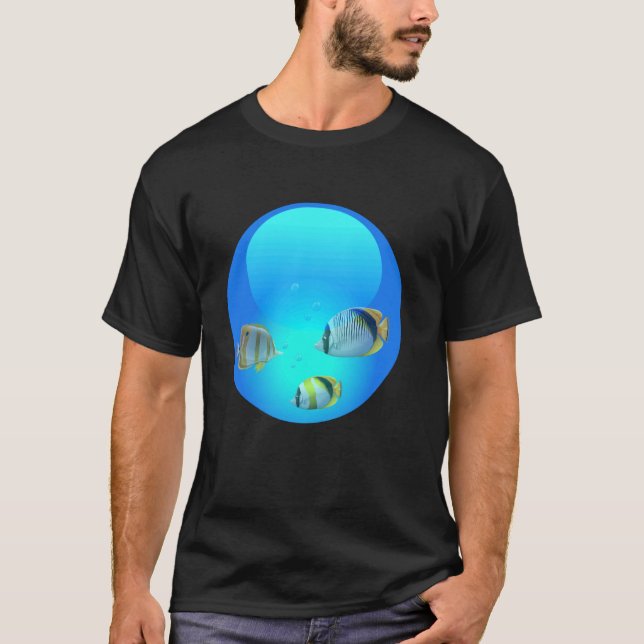 Camiseta Peixes de Orbe Tech Estético Frutiger Aero (Frente)