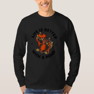Camiseta Peixes De Pond Koi Engraçados Por Nishikigoi Carp 
