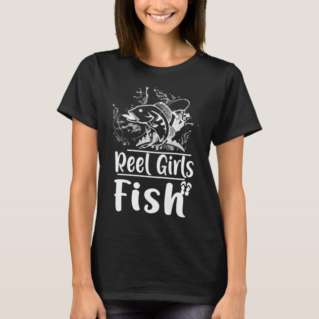 Camiseta Peixes De Raparigas De Enguias (Frente)