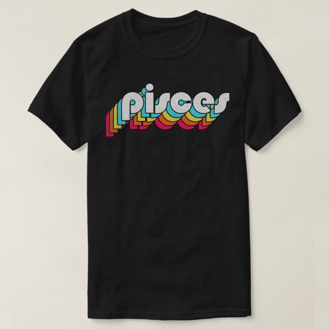 Camiseta Peixes de Sinal Astrológico Zodiac (Frente do Design)