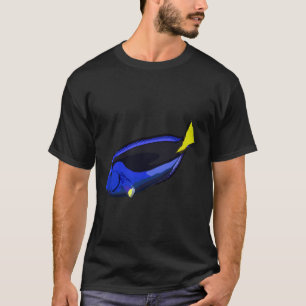 Camiseta Peixes do Aquário Marinho de Tang Azul Regal - Rec