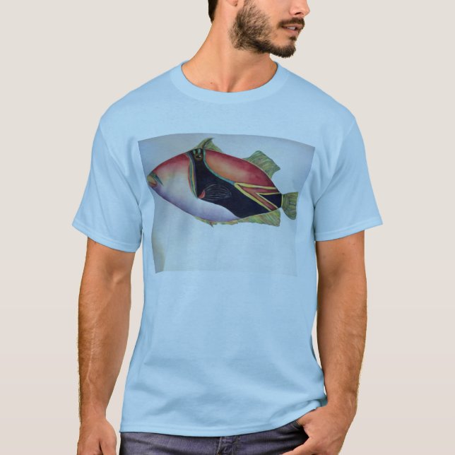 Camiseta Peixes do estado de Havaí (Frente)