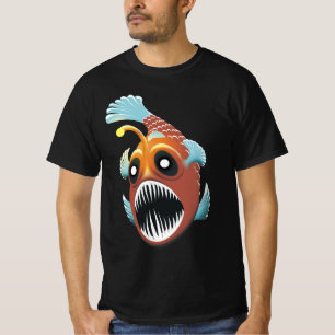 Camiseta Peixes do mar profundo