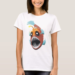 Camiseta Peixes do mar profundo