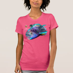 Camiseta Peixes do papagaio de Havaí - Uhu
