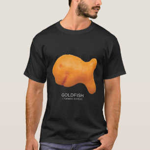 Camiseta Peixes Dourados Científicos Com Capim