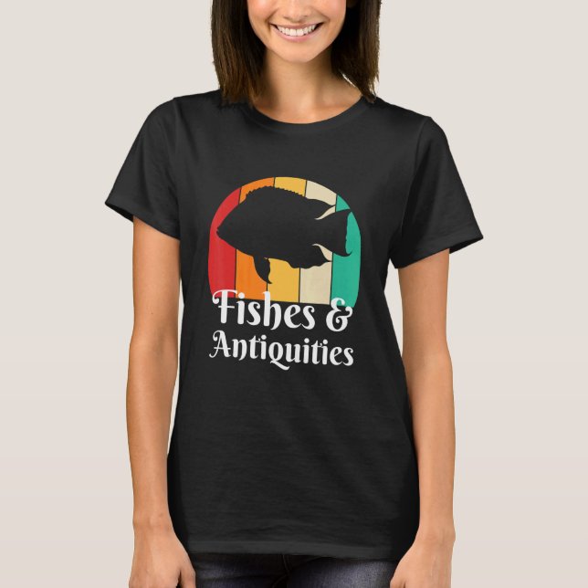 Camiseta Peixes E Antiguidades (Frente)
