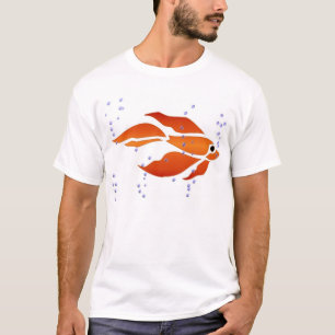 Camiseta Peixes e cavalo marinho
