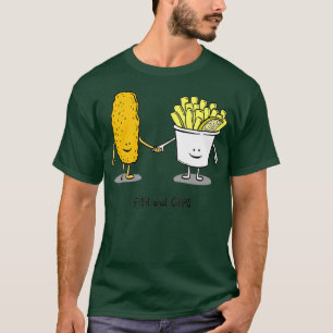 Camiseta Peixes e Chips