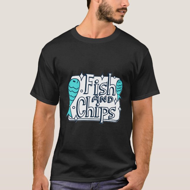 Camiseta Peixes E Chips 649 (Frente)