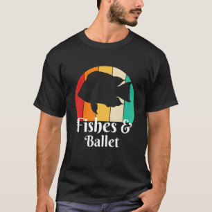 Camiseta Peixes E Dança De Ballet