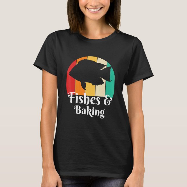 Camiseta Peixes E Padeiro De Panificação (Frente)