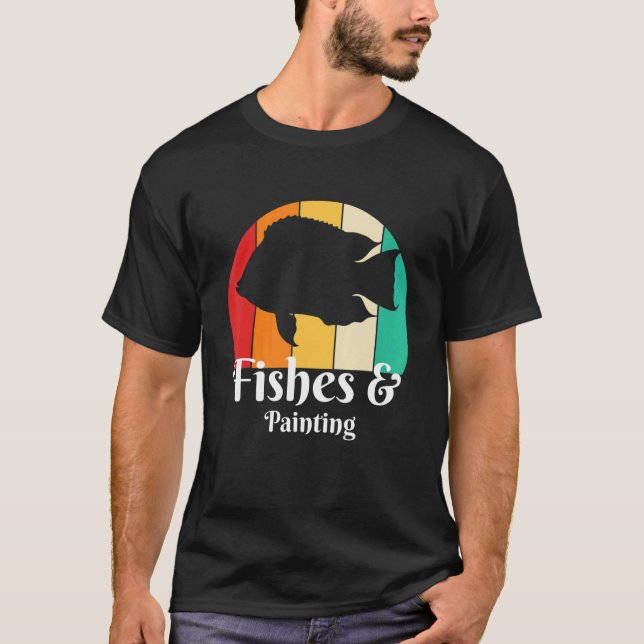 Camiseta Peixes E Pintura (Frente)