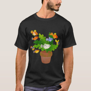 Camiseta Peixes e plantas de água doce - Platy