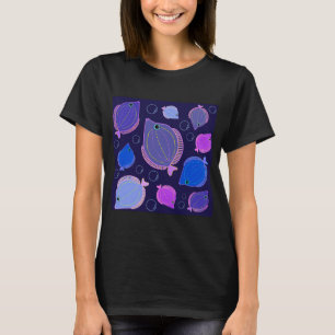 Camiseta Peixes em preto