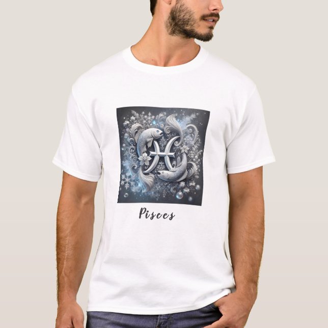Camiseta Peixes - Essência de inverno Tee Zodiac (Frente)