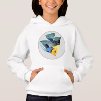 Camiseta Peixes Estilizados em Movimento