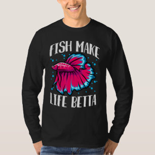 Camiseta Peixes Fazem Vida Betta