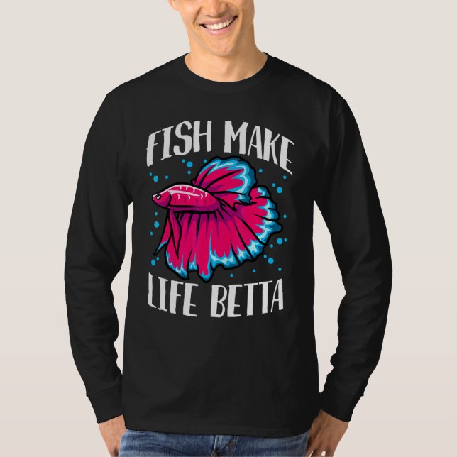 Camiseta Peixes Fazem Vida Betta (Frente)