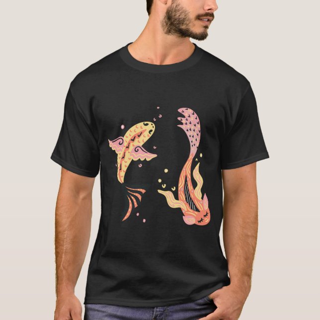 Camiseta Peixes gêmeos (Frente)