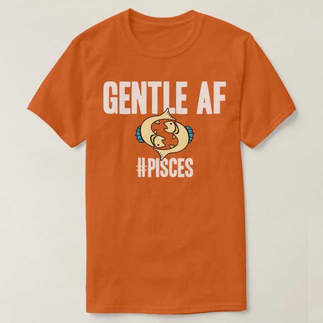 Camiseta Peixes Gentle AF (Frente do Design)