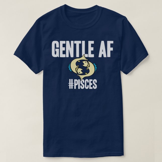 Camiseta Peixes Gentle AF (Frente do Design)