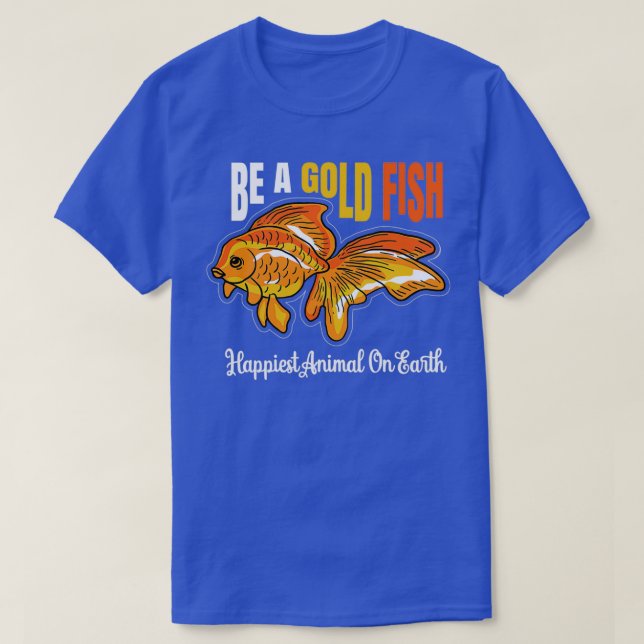 Camiseta Peixes-Goldfish Aquarium Fish Carcolm (Frente do Design)