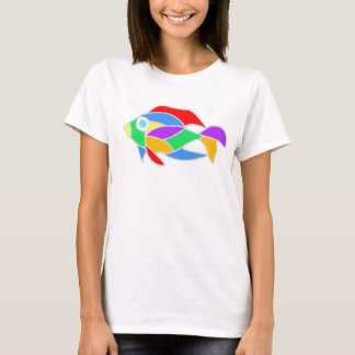 Camiseta Peixes gráficos