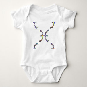 Camiseta peixes hologramas