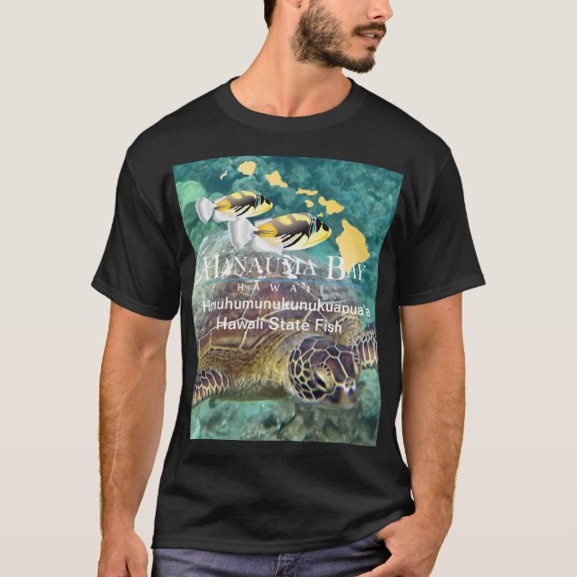 Camiseta Peixes Humuhumunukunukuapua'a do estado de Havaí (Frente)