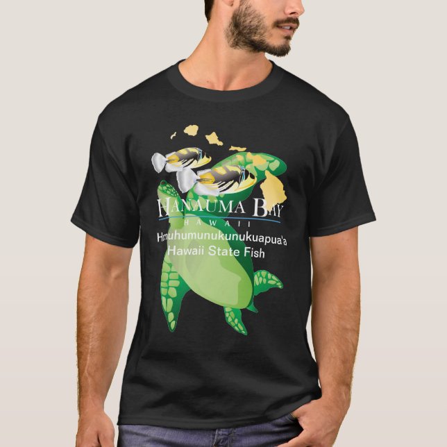 Camiseta Peixes Humuhumunukunukuapua'a do estado de Havaí (Frente)