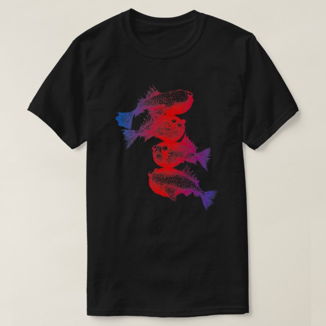 Camiseta Peixes Infelizes (Frente do Design)