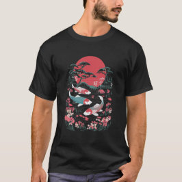 Camiseta Peixes Koi Japoneses – Harmonia Yin Yang
