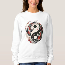 Camiseta Peixes Koi Japoneses Yin e Yang