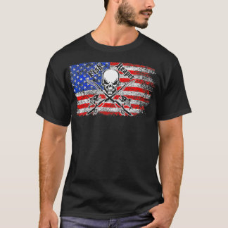 Camiseta Peixes legal Temem-me Orgulho de Bandeira American