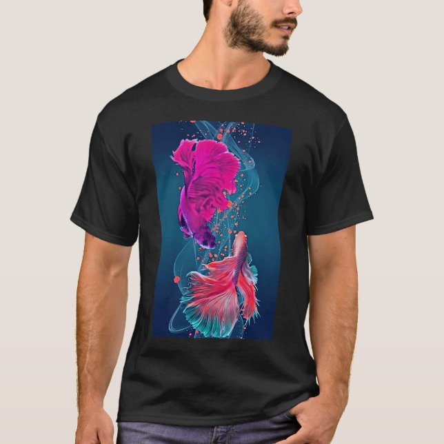 Camiseta Peixes Lindos (Frente)