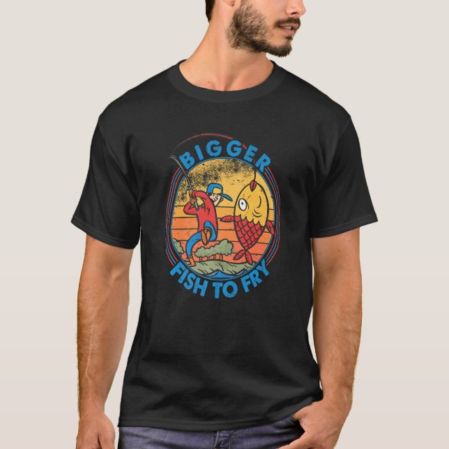 Camiseta Peixes Maiores Para Fritar  Pesca  Pescadores    2 (Frente)