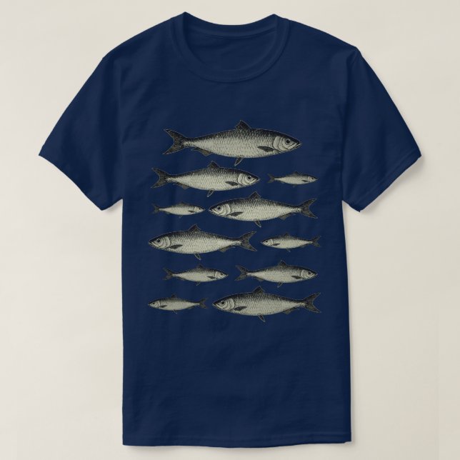 Camiseta Peixes Marinhos (Frente do Design)