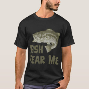 Camiseta Peixes Me Temem – Design Divertido de Pesca de R