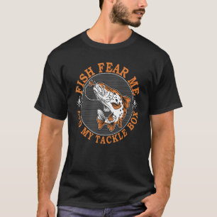 Camiseta Peixes me temem e minha caixa de acessórios  Desig
