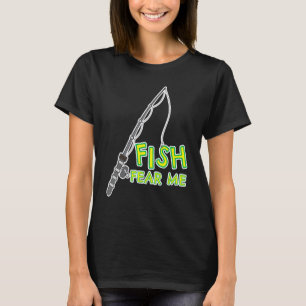 Camiseta Peixes Me Temem Masculino Piada Pesca Pai Pescador