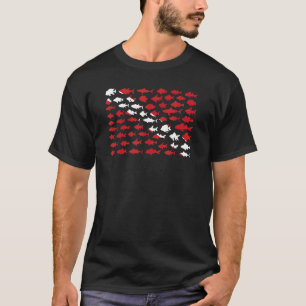 Camiseta Peixes mergulham para peixes de mergulhador