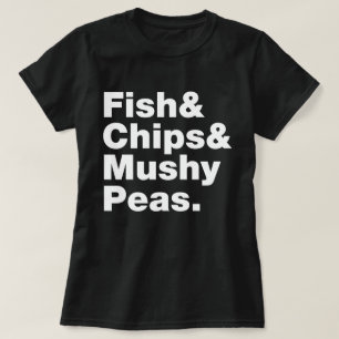 Camiseta Peixes & microplaquetas & ervilhas Mushy