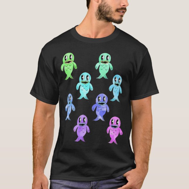 Camiseta peixes moela (Frente)