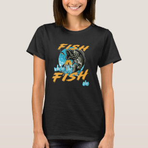 Camiseta Peixes Onde Os Peixes Estão A Pescar Anjos 1